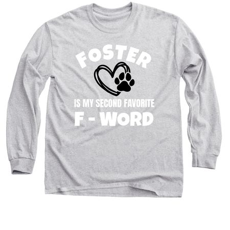 F - Word, a Sport Grey Classic Long Sleeve Tee