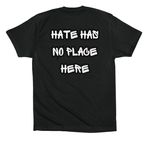 WUBRG Sky - Pride 2026, a Vintage Black Premium Cotton Tee (back-view)