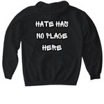 WUBRG Sky - Pride 2026, a Black Gildan Softstyle Pullover Hoodie (back-view)
