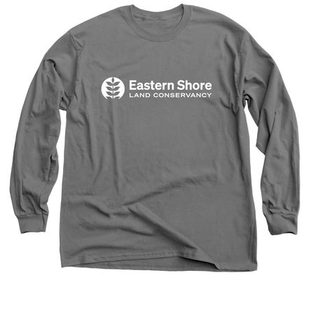ESLC Logo Apparel, a Charcoal Classic Long Sleeve Tee