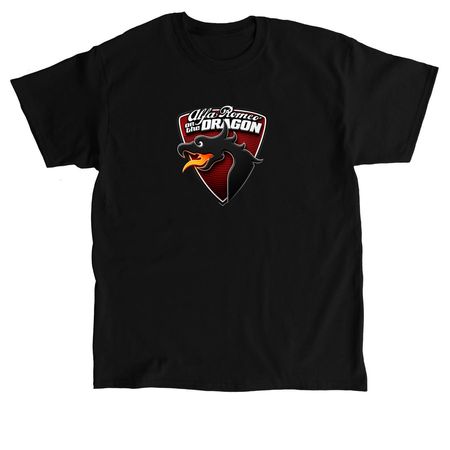 Alfa on the Dragon T-shirt, a Black Classic Unisex Tee