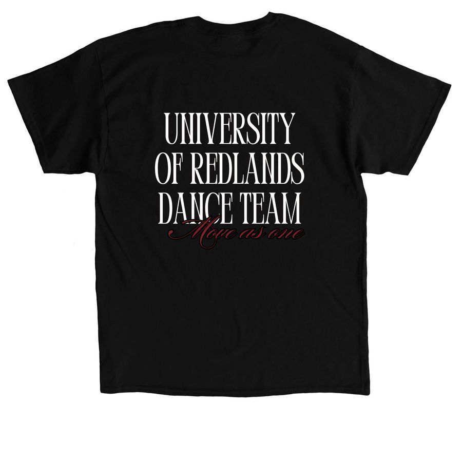 URDT Mom Shirt, a Black Classic Unisex Tee (back-view)