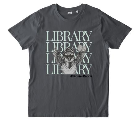 Read Loud, Blazier!, a Anthracite Stanley/Stella Unisex Rocker Tee