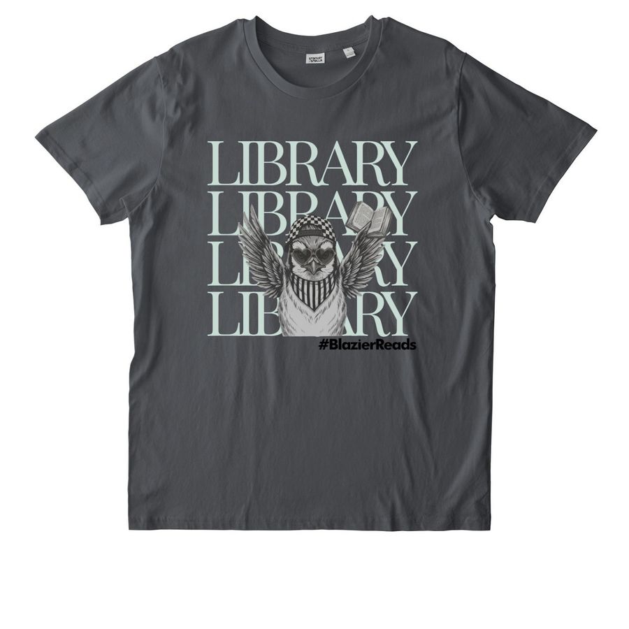 Read Loud, Blazier!, a Anthracite Stanley/Stella Unisex Rocker Tee
