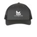 GUIDUGLI FARMS, a Charcoal/ Black Printed Five-Panel Trucker Cap