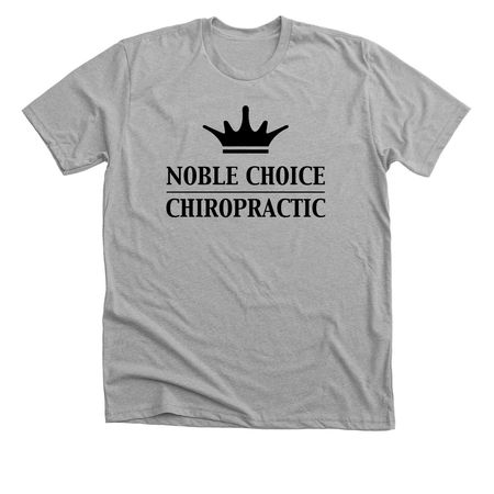 NCC Black Logo, a Athletic Heather Premium Unisex Tee