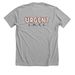 Floral Urgent Care, a Athletic Heather Premium Unisex Tee (back-view)