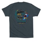 One Voice, Many Stories Tee w/ Gerald, a Dark Grey Premium Cotton Tee (back-view)