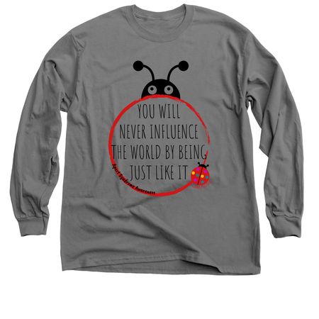 Laney Bug, a Charcoal Classic Long Sleeve Tee