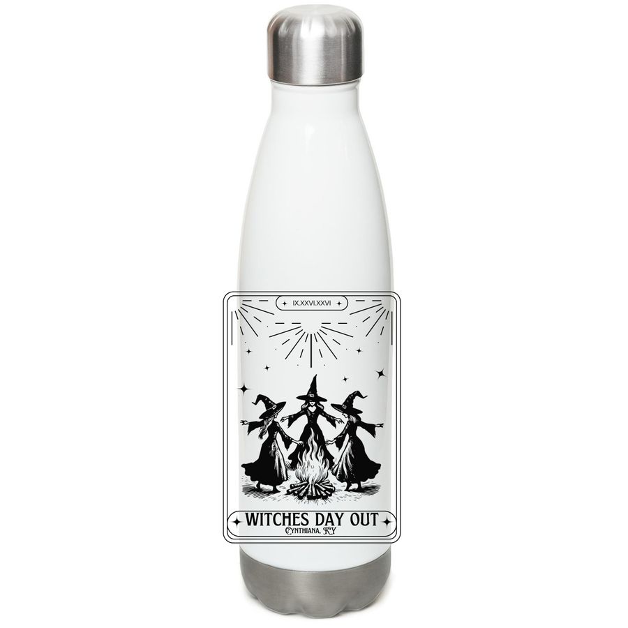 2026 Contest Winner Design, a White Stainless Steel Water Bottle
