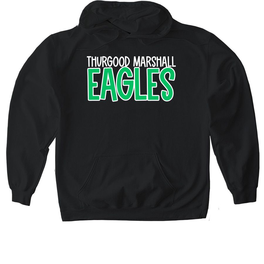 TM Eagles&nbsp;Dark&nbsp;, a Black Gildan Softstyle Pullover Hoodie