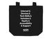 Digital Inclusion Statement Tote, a Black Organic Cotton Tote Bag
