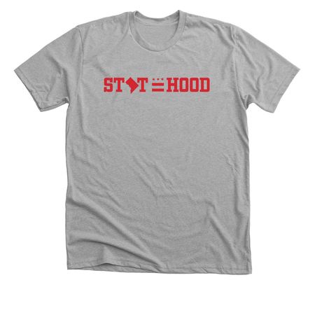 Statehood, a Athletic Heather Premium Unisex Tee