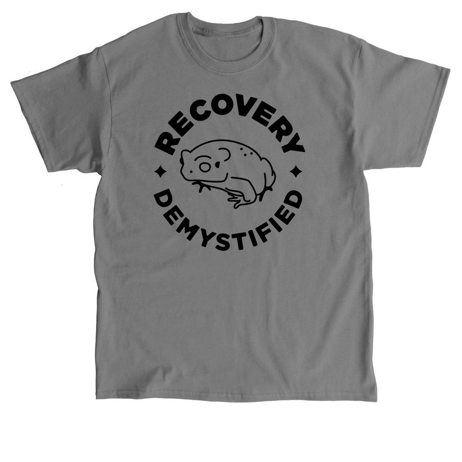 Recovery Demystified, a Charcoal Classic Unisex Tee