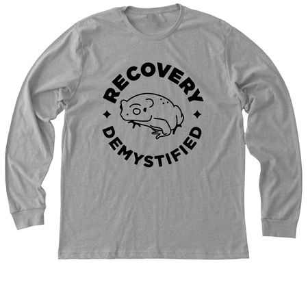 Recovery Demystified, a Athletic Heather Premium Long Sleeve Tee