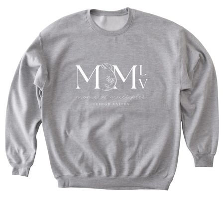MOMLV Bump Shirts, a Sport Grey Softstyle Crewneck Sweatshirt