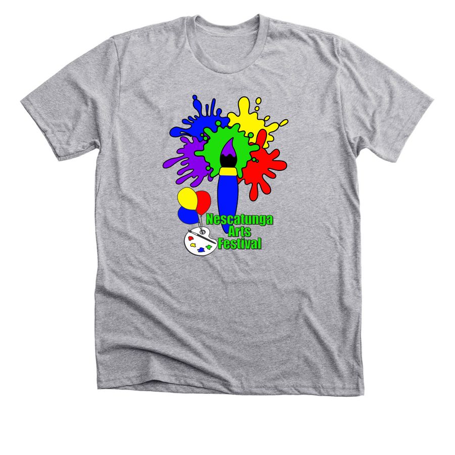 Nescatunga Arts and Humanities Council, a Athletic Heather Premium Unisex Tee