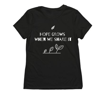 National Recovery Month Short-Sleeve Tees, a Deep Black Allmade Eco Triblend Women?s Tee