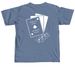 'You belong at the table' apparel&nbsp;, a Blue Jean Comfort Colors Unisex Tee (back-view)