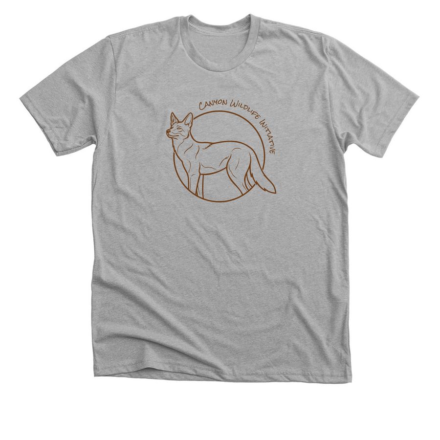 The Watcher, a Athletic Heather Premium Unisex Tee
