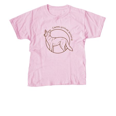 The Watcher, a Light Pink Youth Unisex Tee