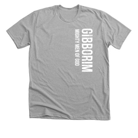GIBBORIM, a Athletic Heather Premium Unisex Tee