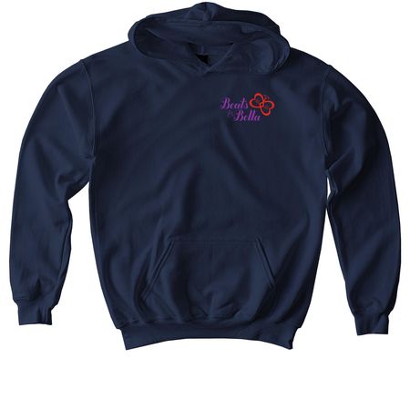 {everyday} essentials, a Navy Softstyle Youth Pullover Hoodie
