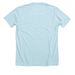 CHEST WERK, a Heather Ice Blue Premium Unisex Tee (back-view)