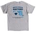 Mental Health Matters, a Sport Grey Classic Unisex Tee (back-view)