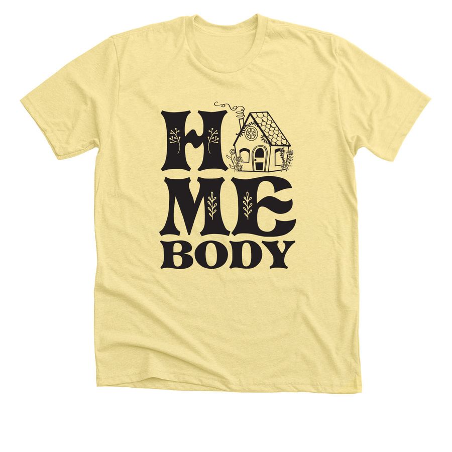 Homebody, a Heather Yellow Gold Premium Unisex Tee