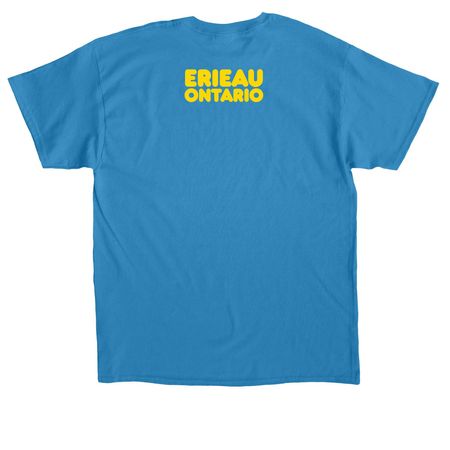 EAU YEAH! Yellow, a Sapphire Classic Unisex Tee (back-view)
