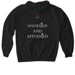 REMNANT, a Black Gildan Softstyle Pullover Hoodie (back-view)