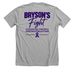 BRYSON?S FIGHT, a Athletic Heather Premium Unisex Tee (back-view)