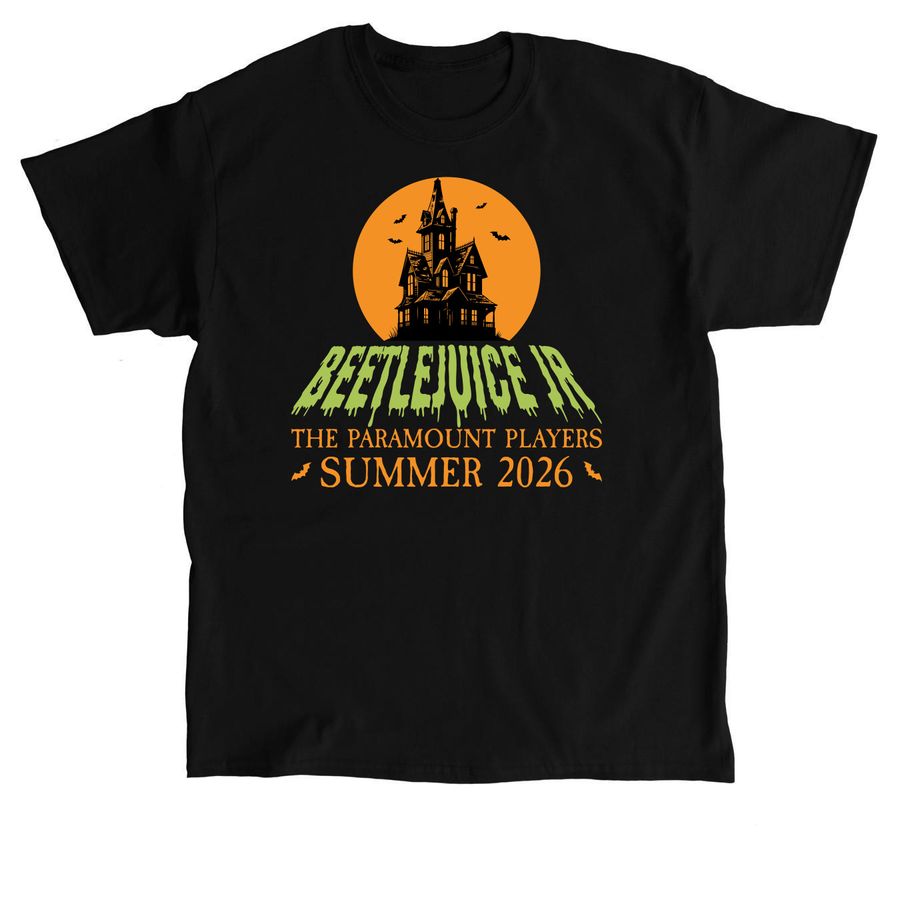 Beetlejuice JR., a Black Classic Unisex Tee