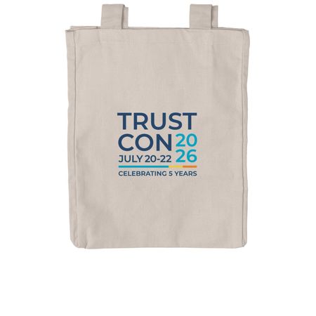 Here for the Cookies Tote, a Pumice Reclaimist Everywhere Tote Bag (back-view)