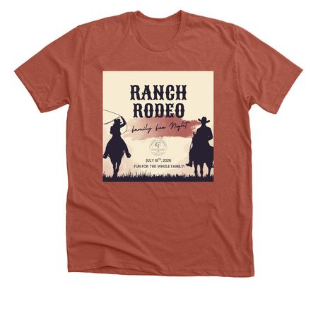 Ranch Rodeo&nbsp;, a Heather Clay Premium Unisex Tee