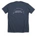 TweeterTot, a Heather Midnight Navy Premium Unisex Tee (back-view)