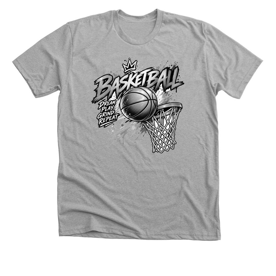 Em?s basketball journey, a Athletic Heather Premium Unisex Tee