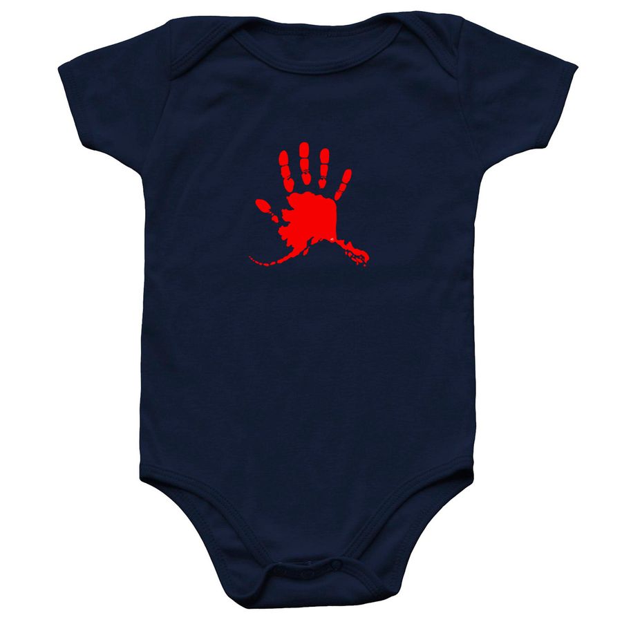 Alaska MMIP baby onesie, a Navy Infant Onesie