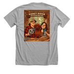 Raney Ridge Woodworking & More, a Athletic Heather Premium Unisex Tee (back-view)