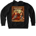 Raney Ridge Woodworking & More, a Black Stanley/Stella Unisex Cruiser 2.0 Pullover Hoodie (back-view)