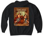 Raney Ridge Woodworking & More, a Black Gildan Softstyle Pullover Hoodie (back-view)