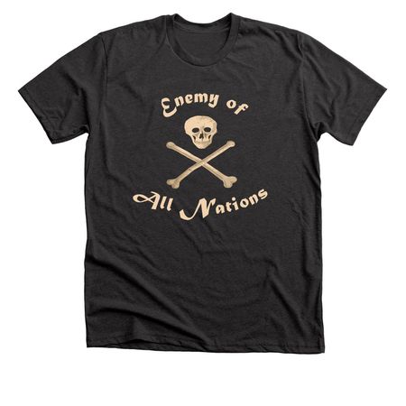 Enemy of All Nations, a Dark Grey Heather Premium Unisex Tee