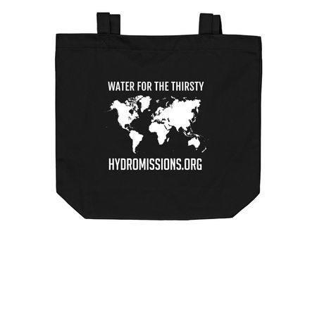Mission Tote, a Black Organic Cotton Tote Bag