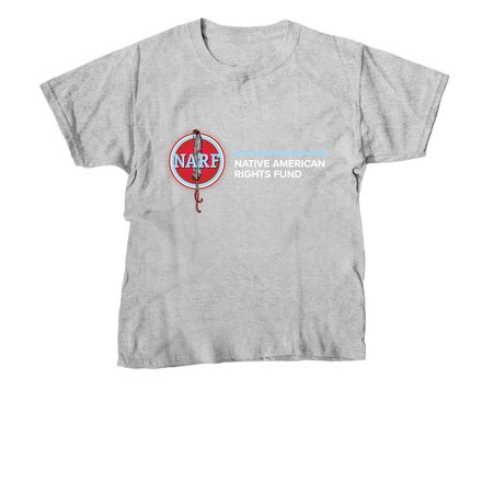NARF shirt, a Sport Grey Youth Unisex Tee