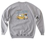 Smiles for All Next Stop: Smile Avenue, a Sport Grey Softstyle Crewneck Sweatshirt (back-view)