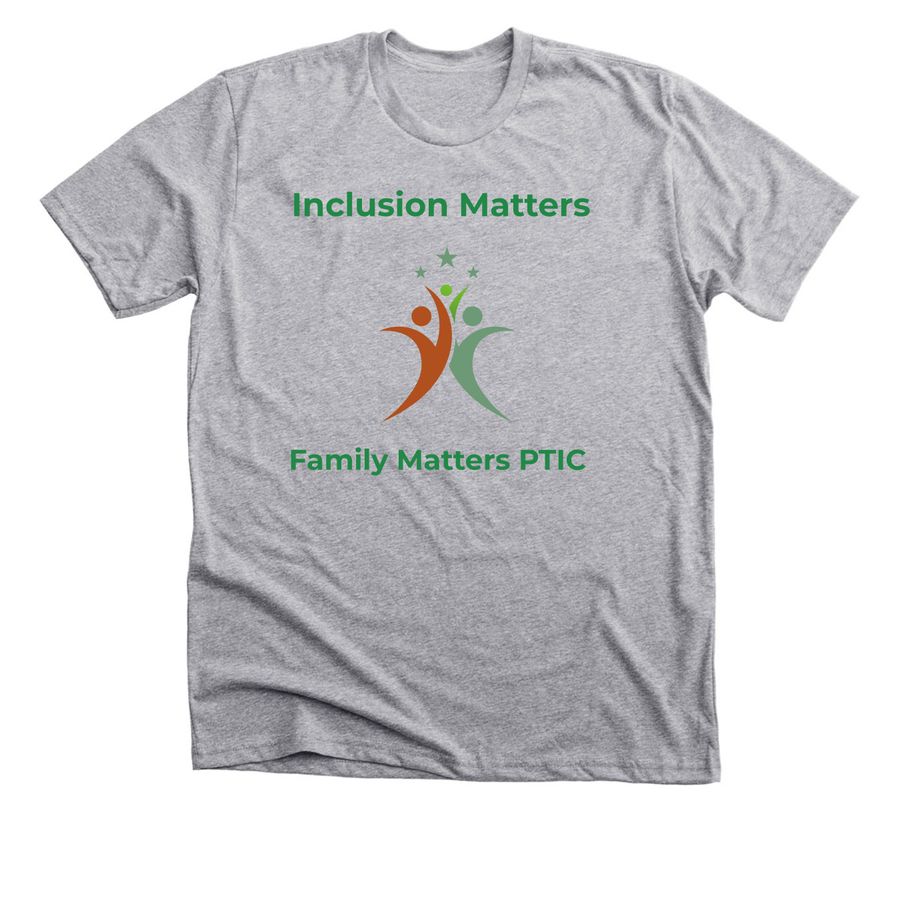 Inclusion Matters&nbsp;, a Athletic Heather Premium Unisex Tee