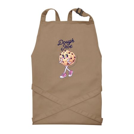 Dough Hoe Apron, a Khaki Recycled Bib Apron