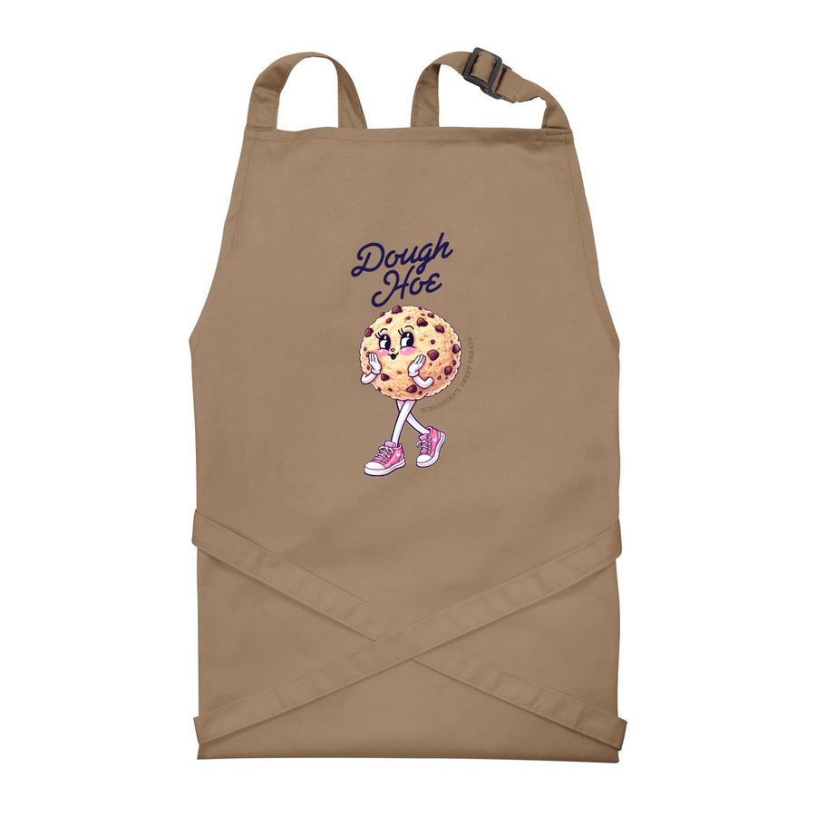 Dough Hoe Apron, a Khaki Recycled Bib Apron