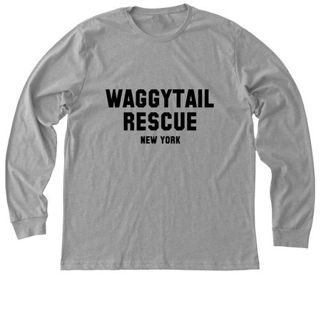 Celebrating 20 Years of Rescue, a Athletic Heather Premium Long Sleeve Tee